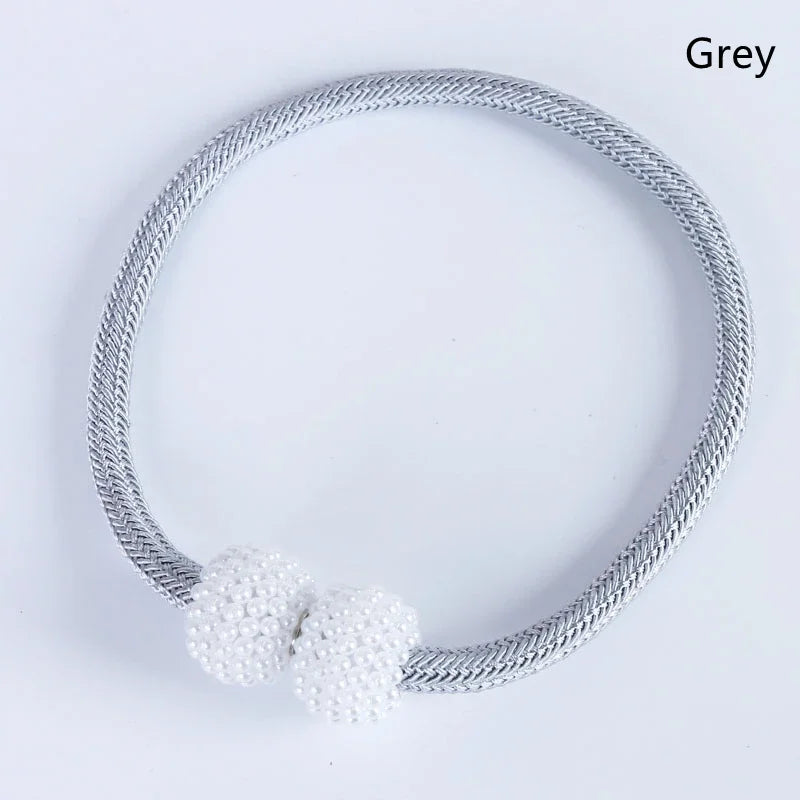 Pearl Magnetic Curtain Clip Holders - For Everyday Home Use