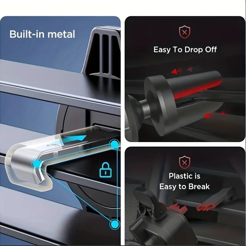 Air Vent Car Phone Mount – Universal Clip Holder for Smartphones