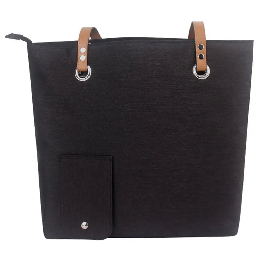 Insulated Beach Tote Bag with Hidden Drink Dispenser - Leakproof Cooler Purse