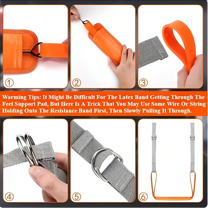 Pull-Up Assistance Bands - Adjustable Chin-Up Training Straps