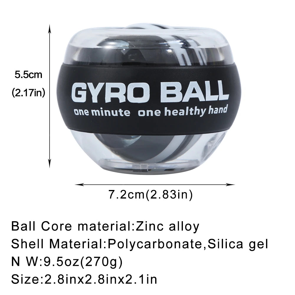 Wrist Gyro Ball Trainer - Self-Starting Hand Exercise Tool