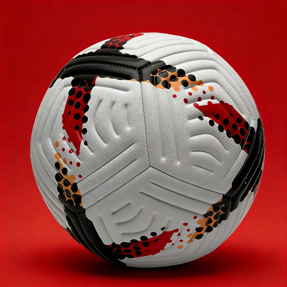 Size 5 Soccer Ball - Outdoor Training and Match Practice Ball - Size 5 6