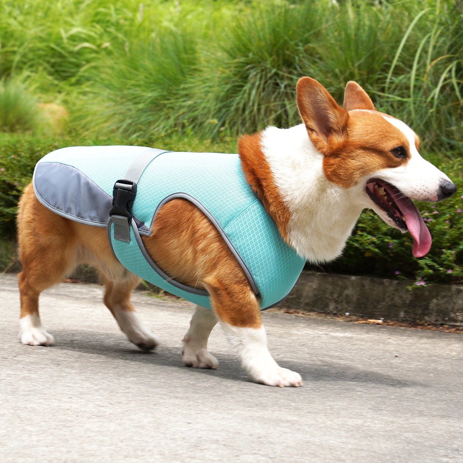 Instant Evaporative Pet Cooling Vest - Adjustable Breathable Heatwave Jacket