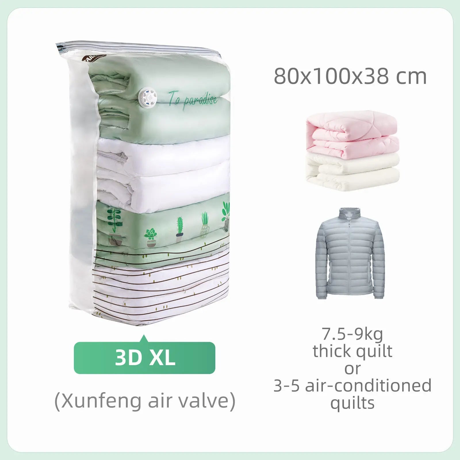 DailyFix No-Vacuum Compression Storage Bag