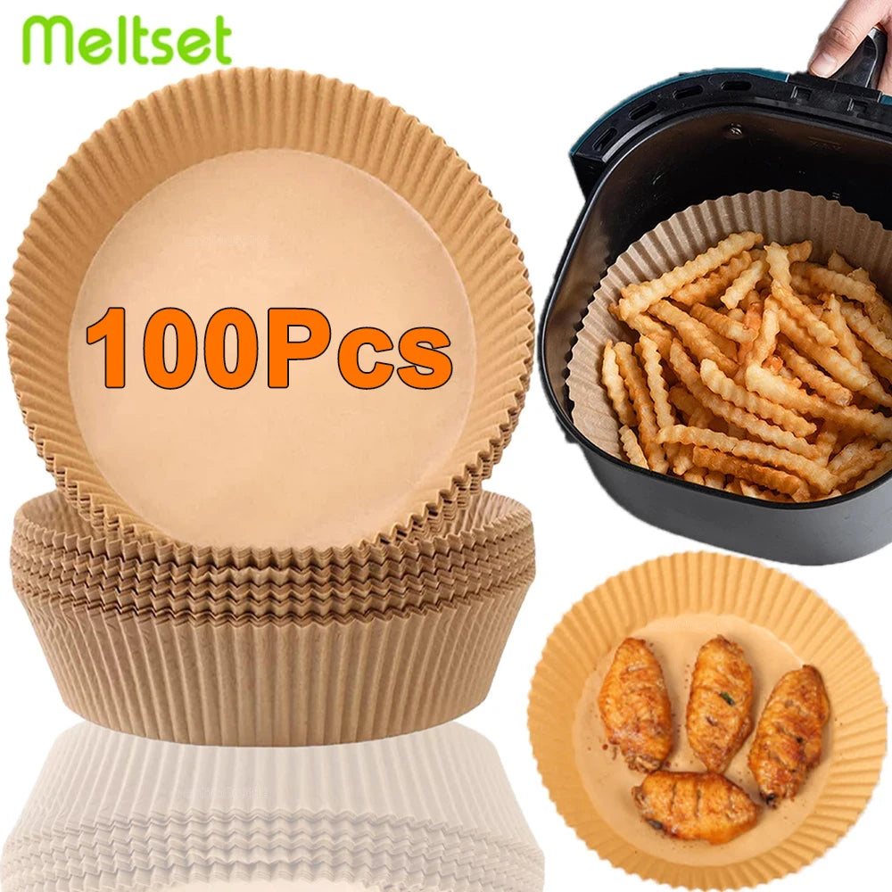 Air Fryer Disposable Paper Non-stick - For Kitchen Storage and Prep