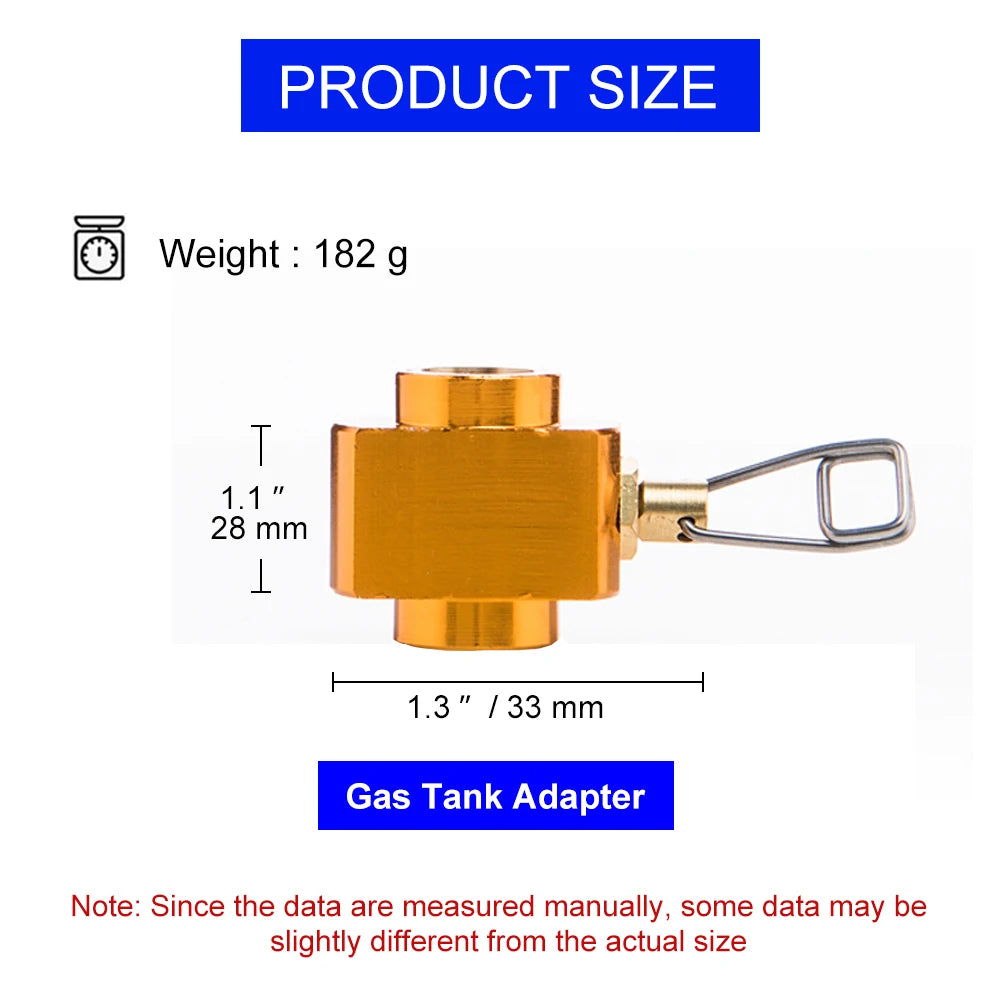 Camping Stove Refill Adapter - Butane Connector for Outdoor Use