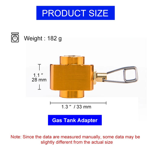 Camping Stove Refill Adapter - Butane Connector for Outdoor Use