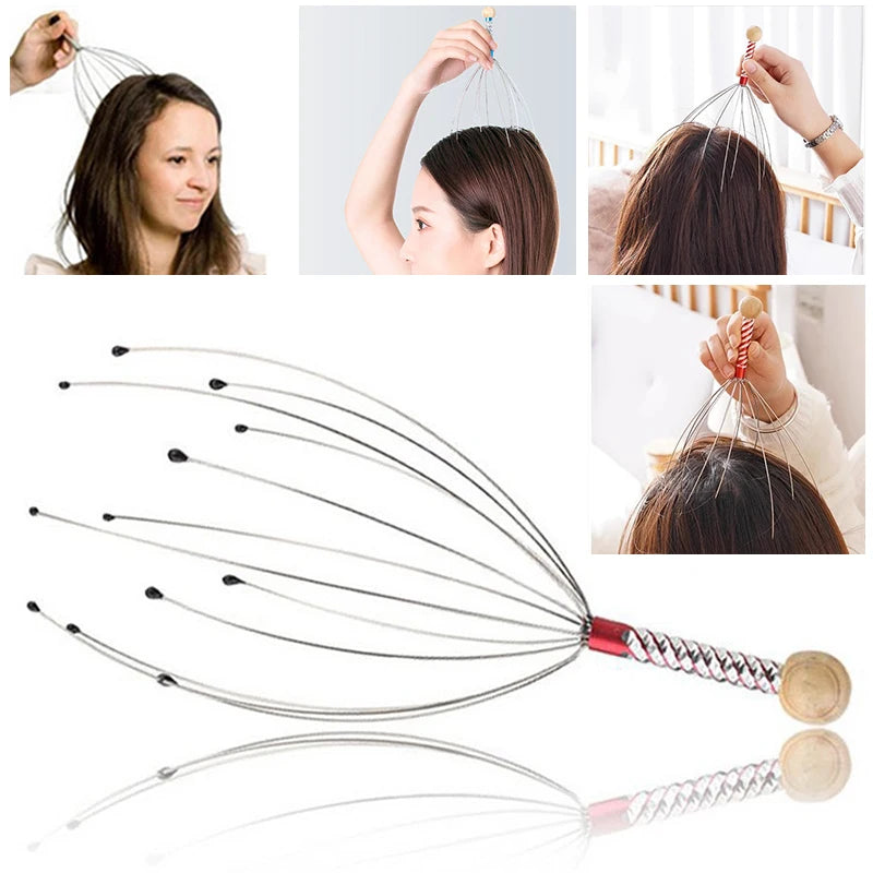 Scalp Head Massager – Stainless Steel Tingler for Relaxing Breaks