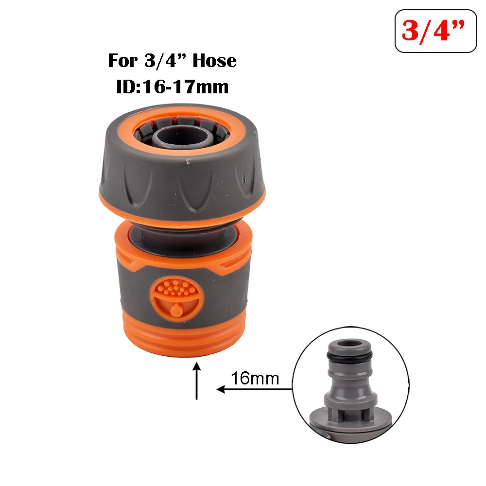 Garden Hose Quick Connector – Stop-Water Coupler for Easy Watering
