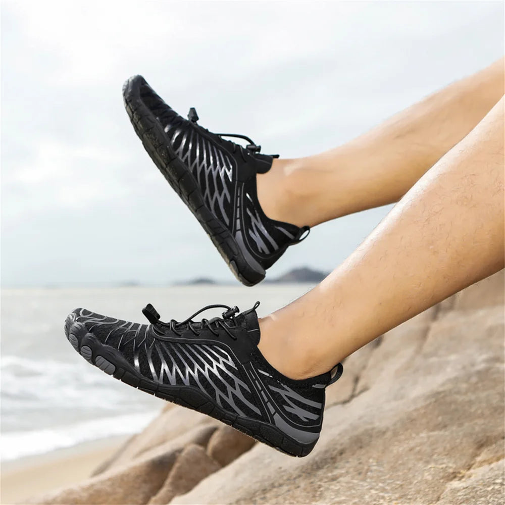 Unisex Amphibious Quick-Dry Water Shoes - Anti-Slip Barefoot Aqua Sneakers