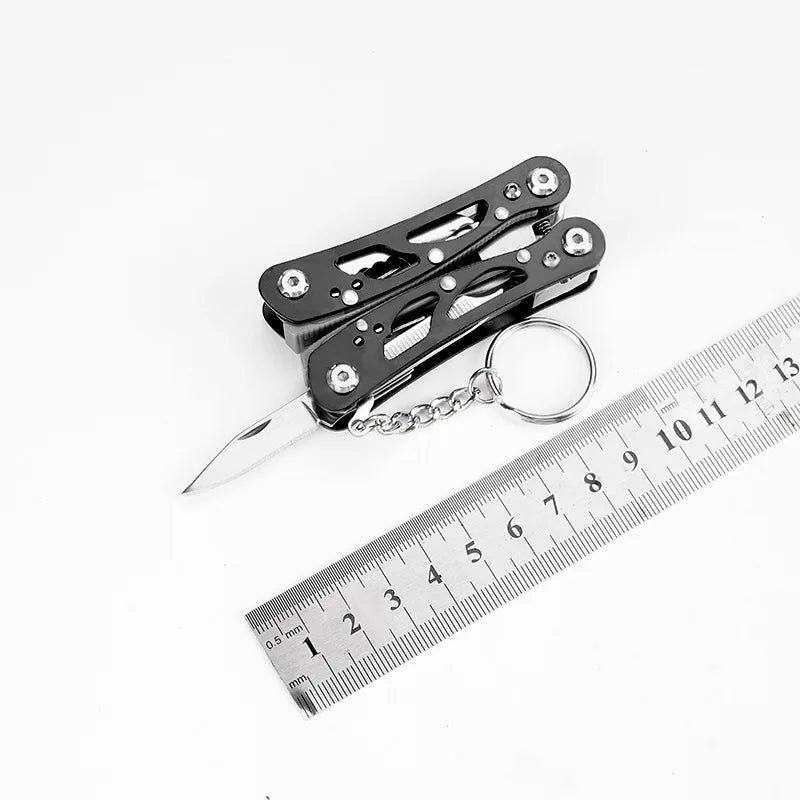 Folding Multi-Tool Pliers - Stainless Steel Camping Tool for Outdoor Utility