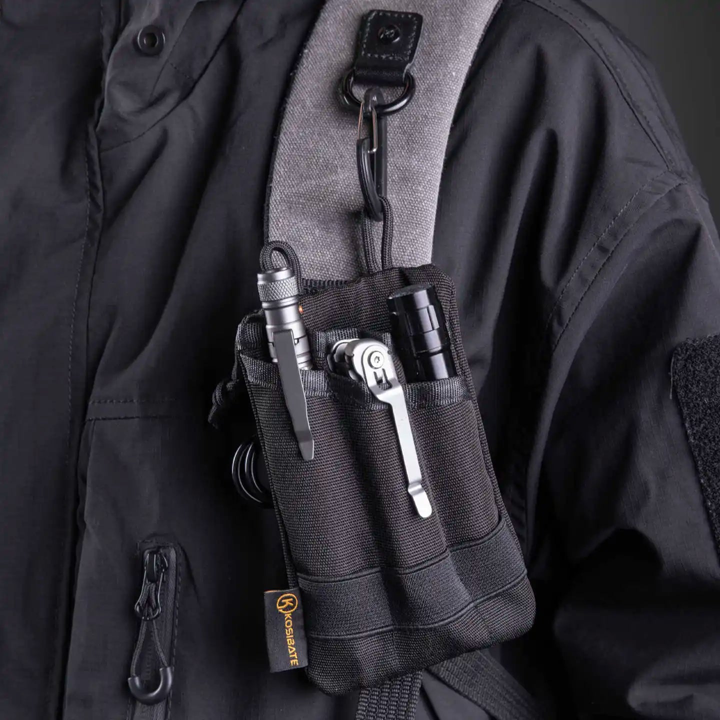 MOLLE EDC Pouch - Belt Waist Pack for Keys and Cards