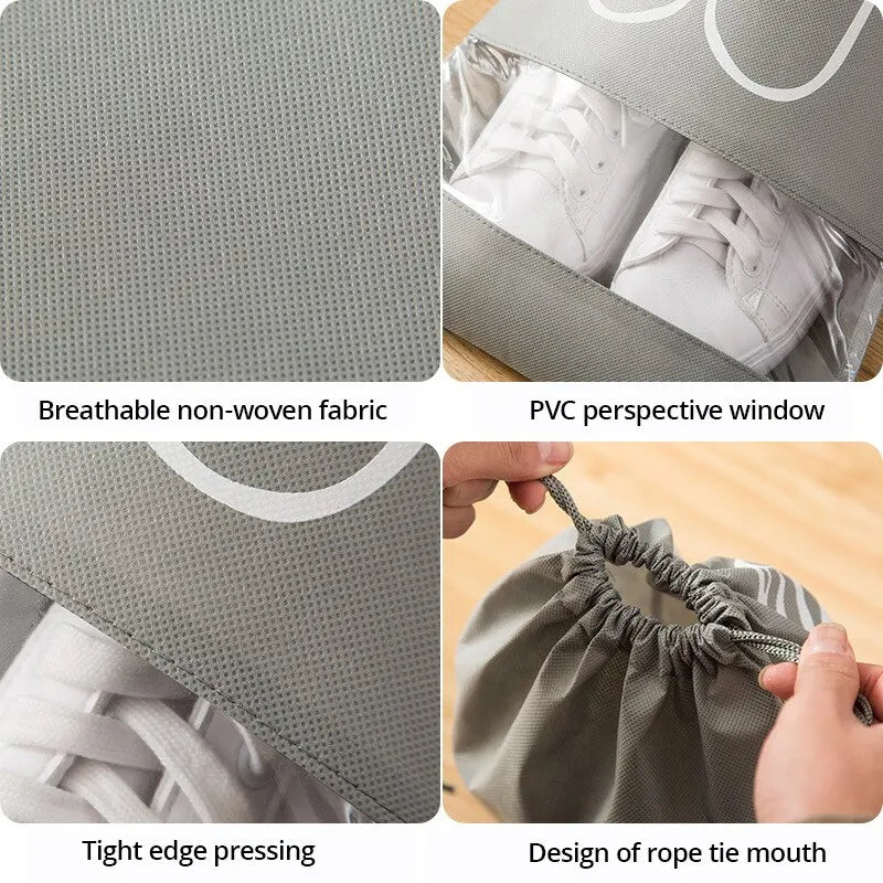 Shoe Storage Bag Thickened Non-woven - For Travel and Daily Carry