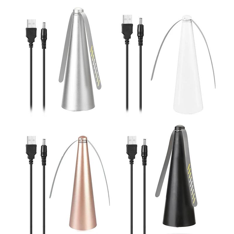 Holographic Tabletop Fly Repellent Fan - Cordless Outdoor Food Protector