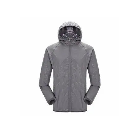 Hiking Windbreaker Jacket - Hooded Coat for Outdoor Layers