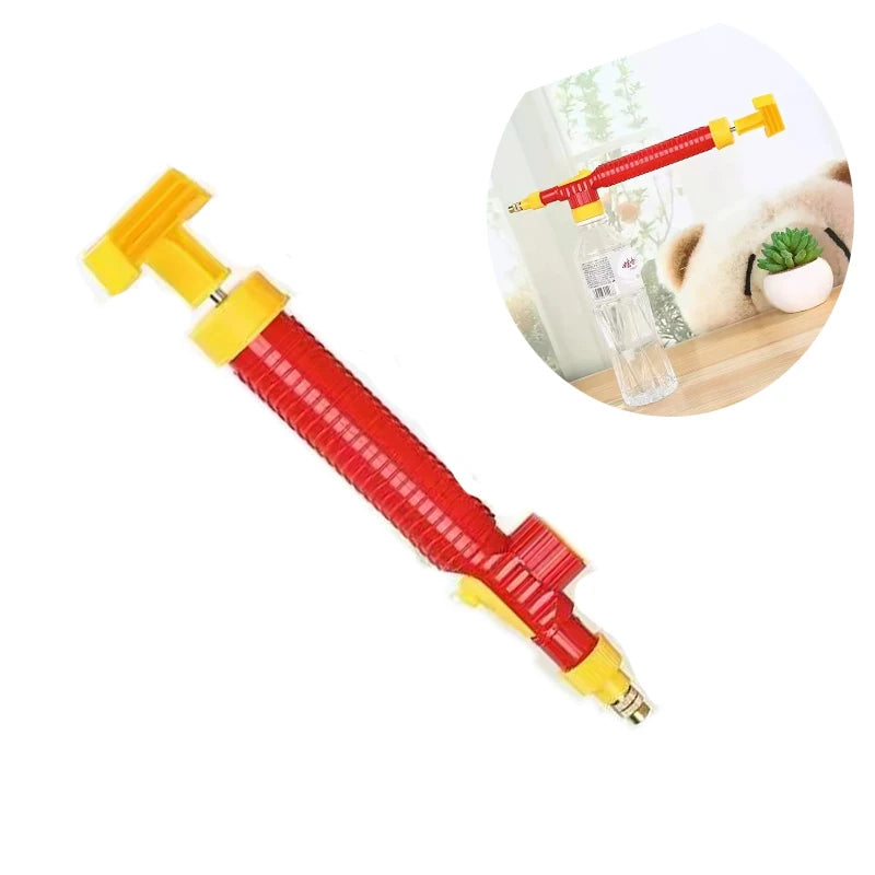 Garden Bottle Spray Nozzle – Hand Pump Watering for Patio Plants