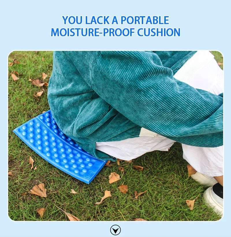 Camping Foam Seat Pad - Foldable Cushion for Outdoor Seating