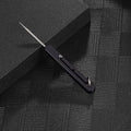 Telescopic Toothpick Tool - Steel Pick for Oral Care Routines - Black