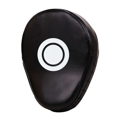 Boxing Training Mitt - PU Leather Hand Target Pad - Black