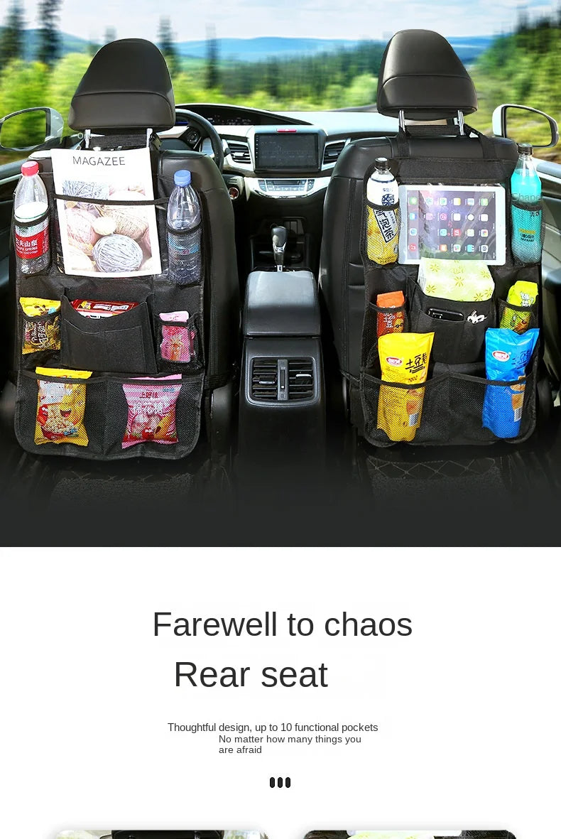 DailyFix Backseat Organizer with Tablet Holder