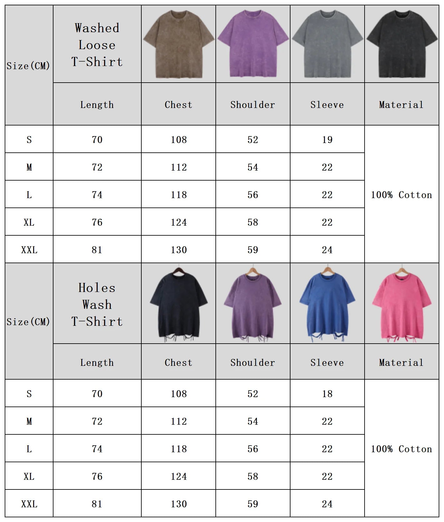 Oversized Cotton T-Shirt - Heavyweight Short Sleeve Tee