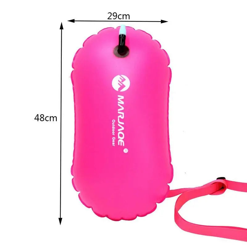 Inflatable Swim Buoy - PVC Open Water Tow Float Bag