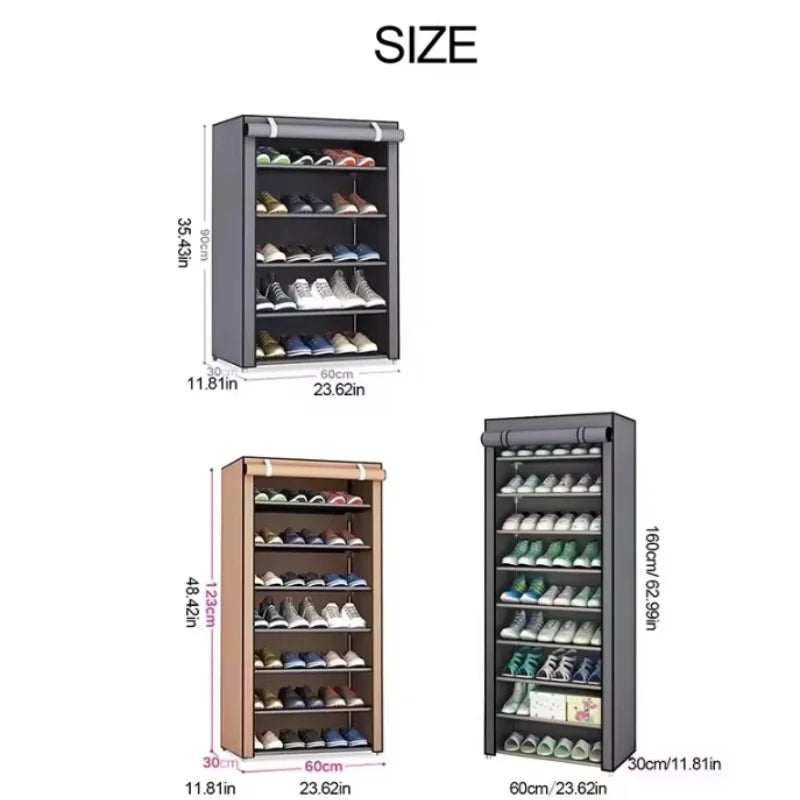 Layers Shoe Rack Organizer Dustproof - For Everyday Home Use