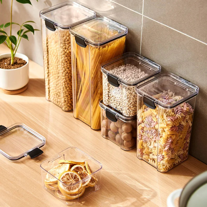 Sealed Jars Kitchen Grain Storage - For Kitchen Storage and Prep