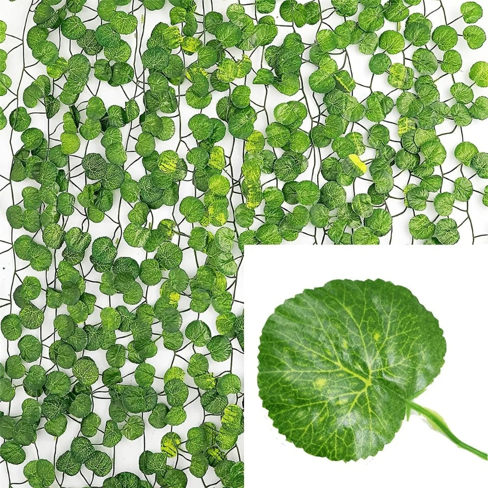Artificial Ivy Vine Garland – Hanging Greenery for Outdoor Decor
