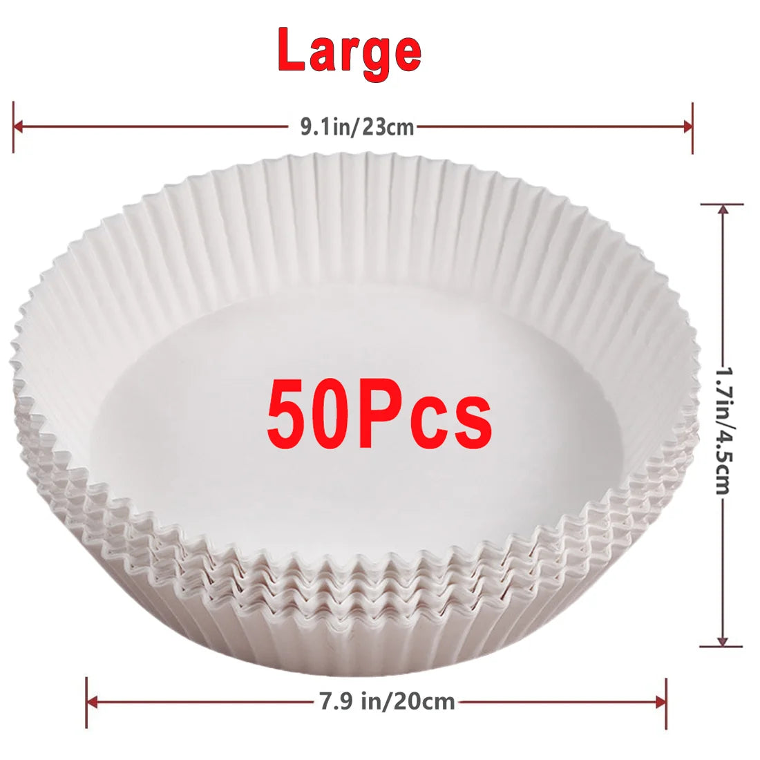 Air Fryer Disposable Paper Non-stick - For Kitchen Storage and Prep