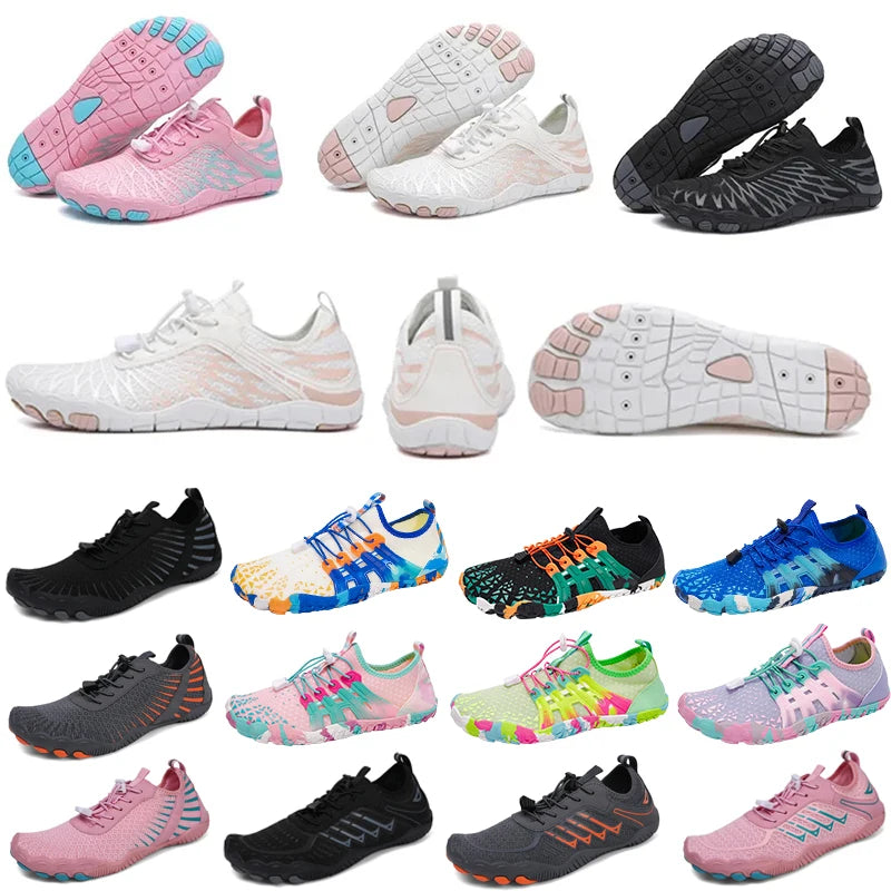 Unisex Amphibious Quick-Dry Water Shoes - Anti-Slip Barefoot Aqua Sneakers