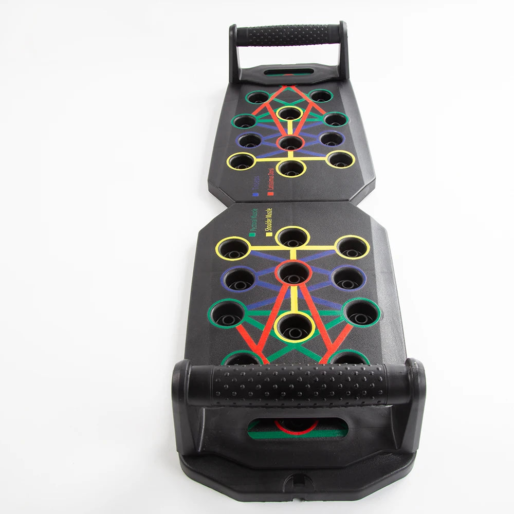 Foldable Push-Up Board Set - Portable Fitness Handles