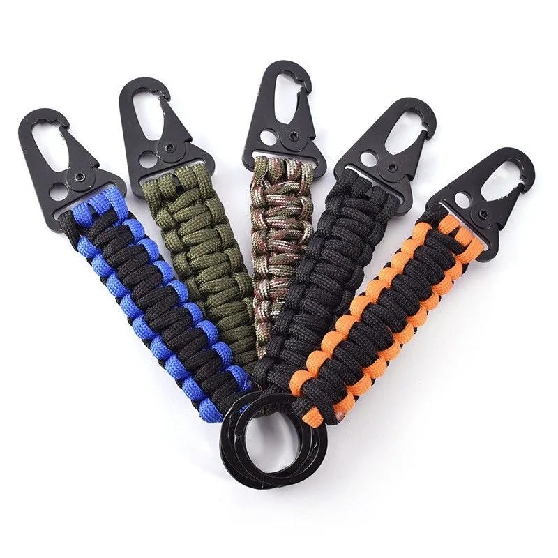 Paracord Keychain Clip - Braided Lanyard for Outdoor Gear