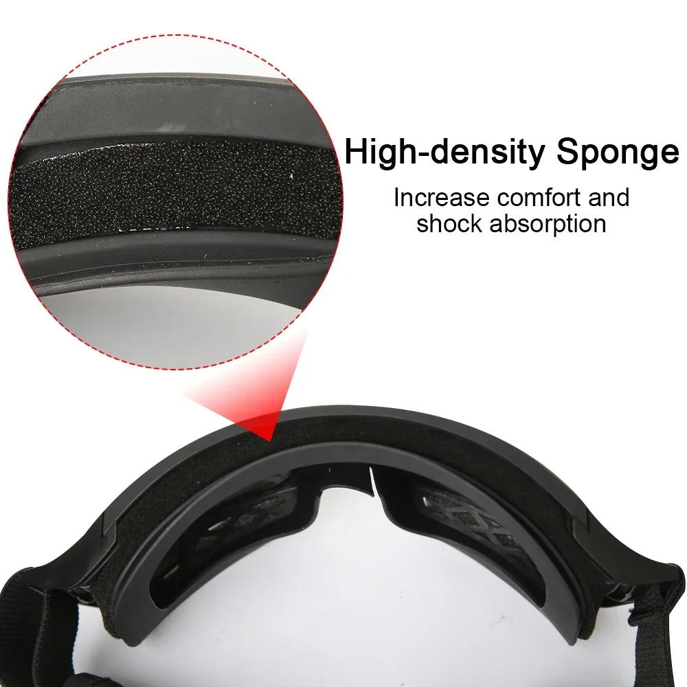 Airsoft Goggles - 3-Lens Eyewear Set for Outdoor Gear