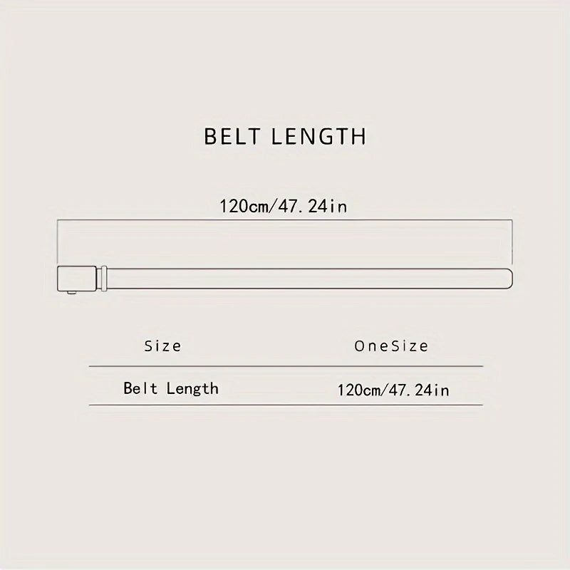 Men's Automatic Buckle Belt - PU Leather Dress Strap