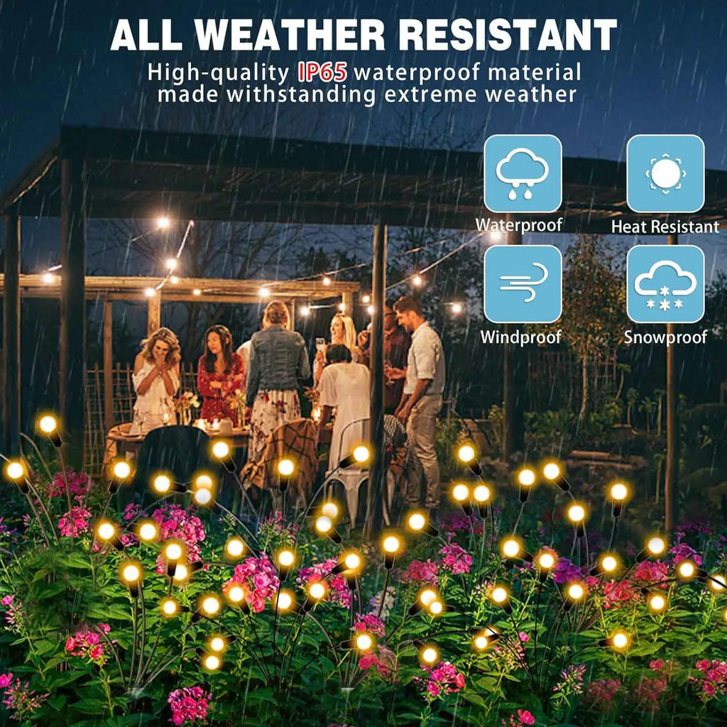 Solar Firefly Garden Lights – Swaying Glow for Yard Pathways