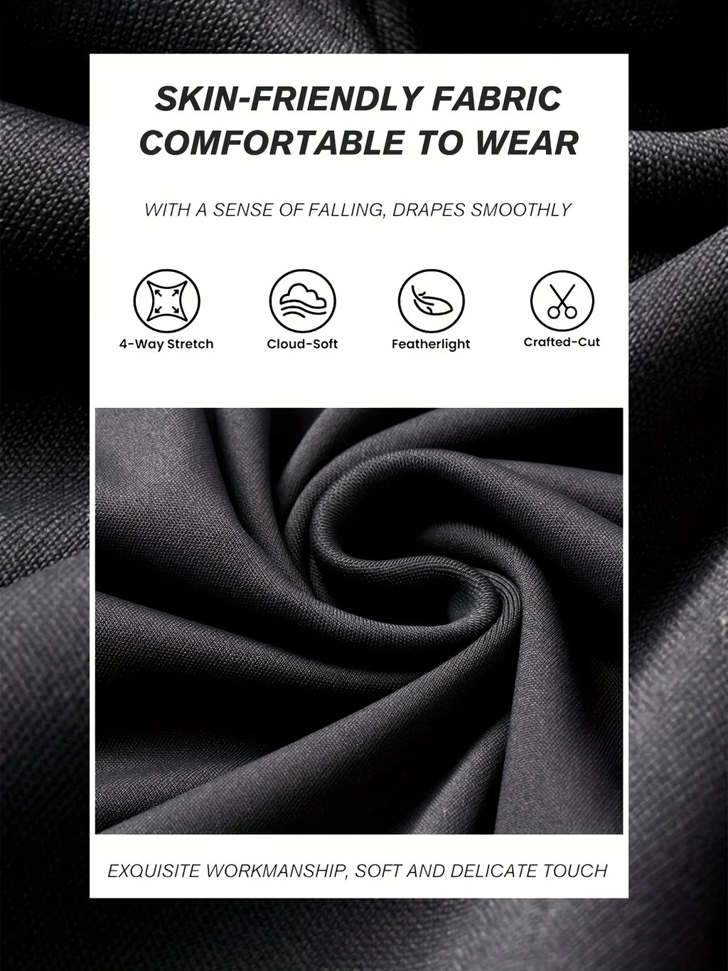 Women's Flared Pants - High Waist Slim Black Leggings