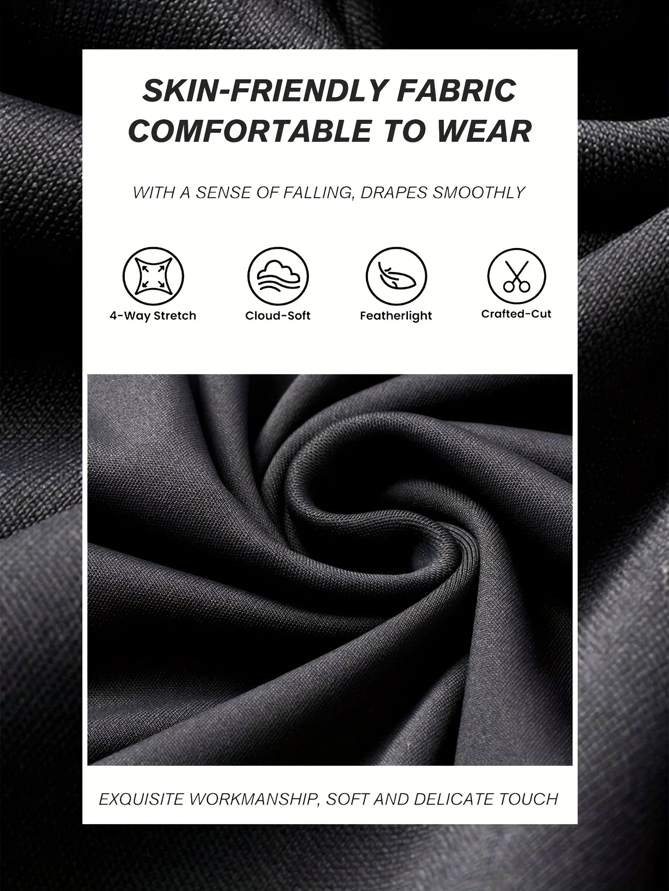 Women's Flared Pants - High Waist Slim Black Leggings