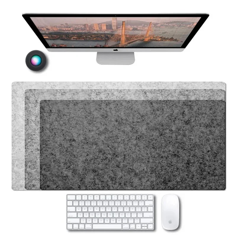Felt Desk Mat - Large Mouse Pad for Keyboard and Laptop