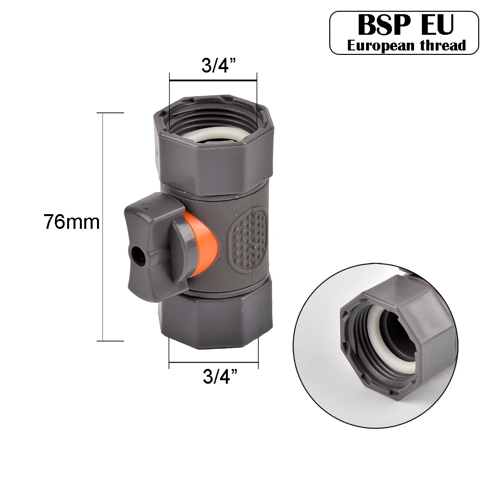 Garden Hose Quick Connector – Stop-Water Coupler for Easy Watering