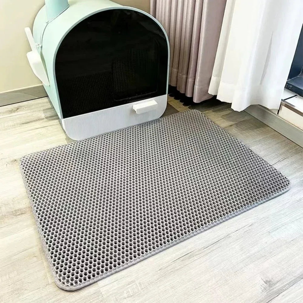 90x60cm Cat Litter Mat Double - For Everyday Pet Use