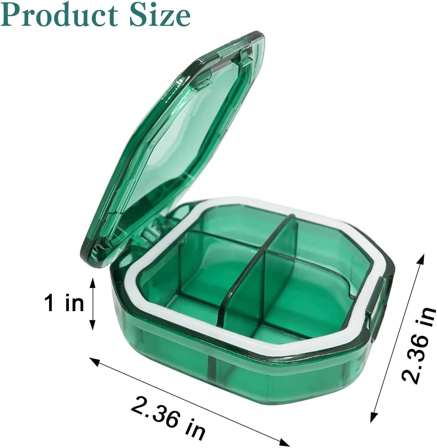 Days Pill Storage Box Mini - For Travel and Daily Carry