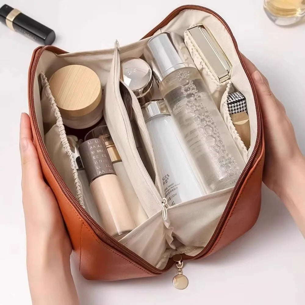 Pillow Travel Makeup Bag – Soft Cosmetic Storage for Luggage