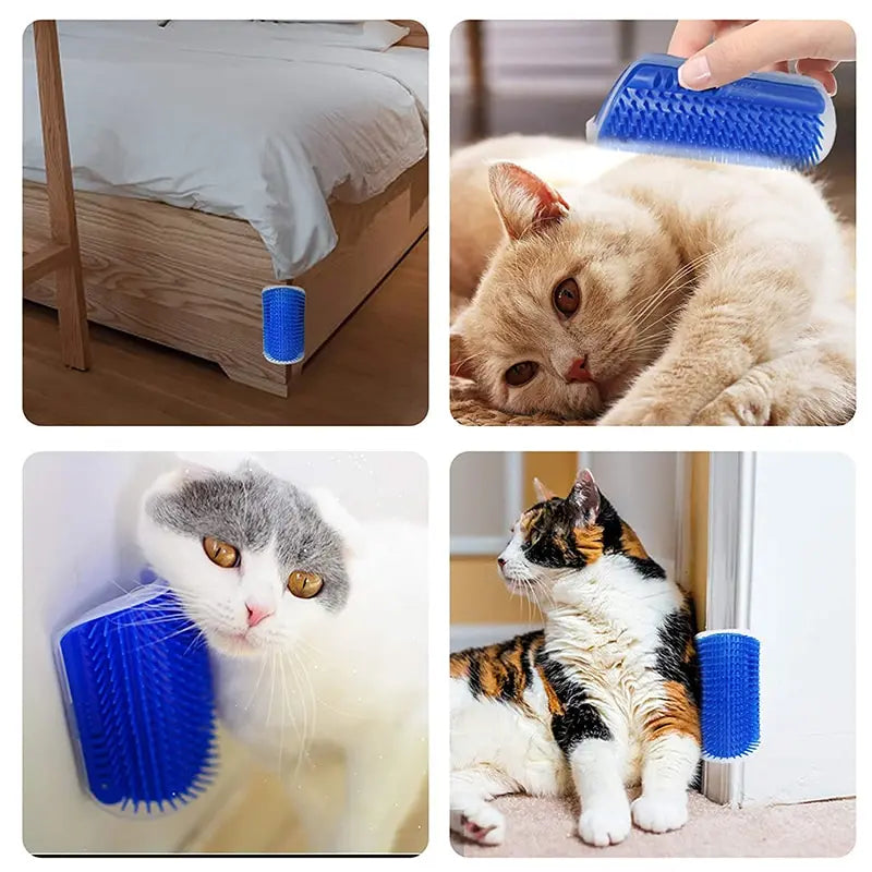 Massage Pet Cat Brush Corner - For Everyday Pet Use