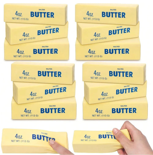 Butter Squeeze Toy - Realistic Food Fidget Set