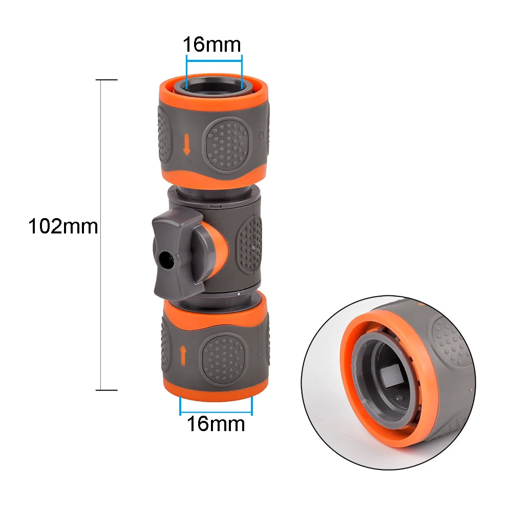 Garden Hose Quick Connector – Stop-Water Coupler for Easy Watering