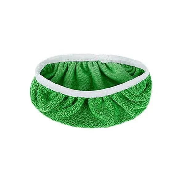 Washable Flat Mop Pads - 6-Piece Green Mop Cover Set