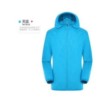 Hiking Windbreaker Jacket - Hooded Coat for Outdoor Layers