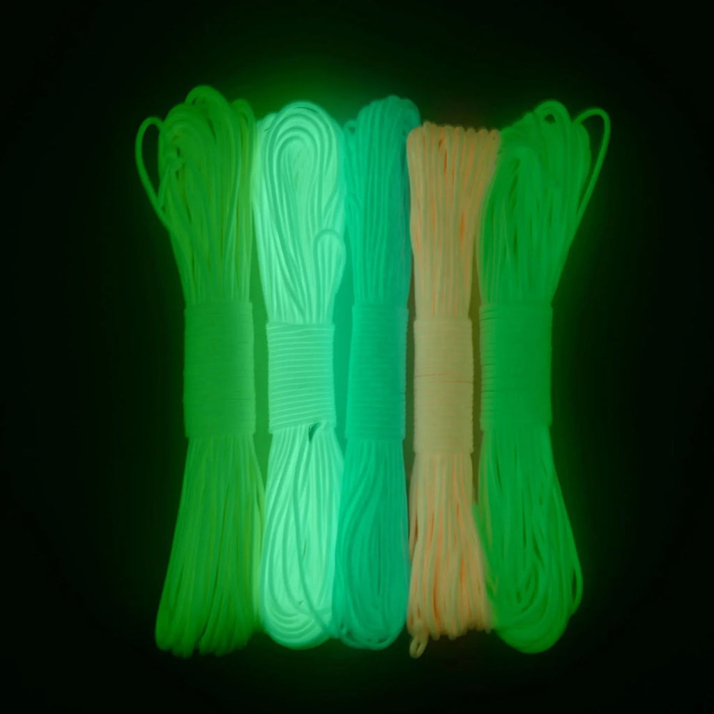 Luminous Paracord Rope - 4 mm Cord for Camping Gear