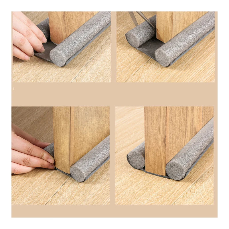 Door Draft Seal Strip - Flexible Bottom Guard for Room Edges